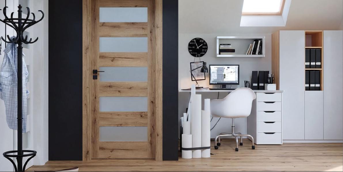PORTA DOOR Verte Home C v moderním interiéru