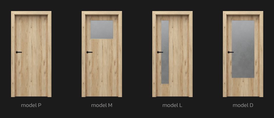 Modely kolekce PORTA DOOR Decor podle katalogu